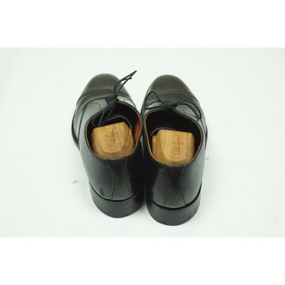 Loake Bros. British Isles Collection Black Cap Toe Mens Dress Shoes Sz 9.5 - Picture 4 of 10